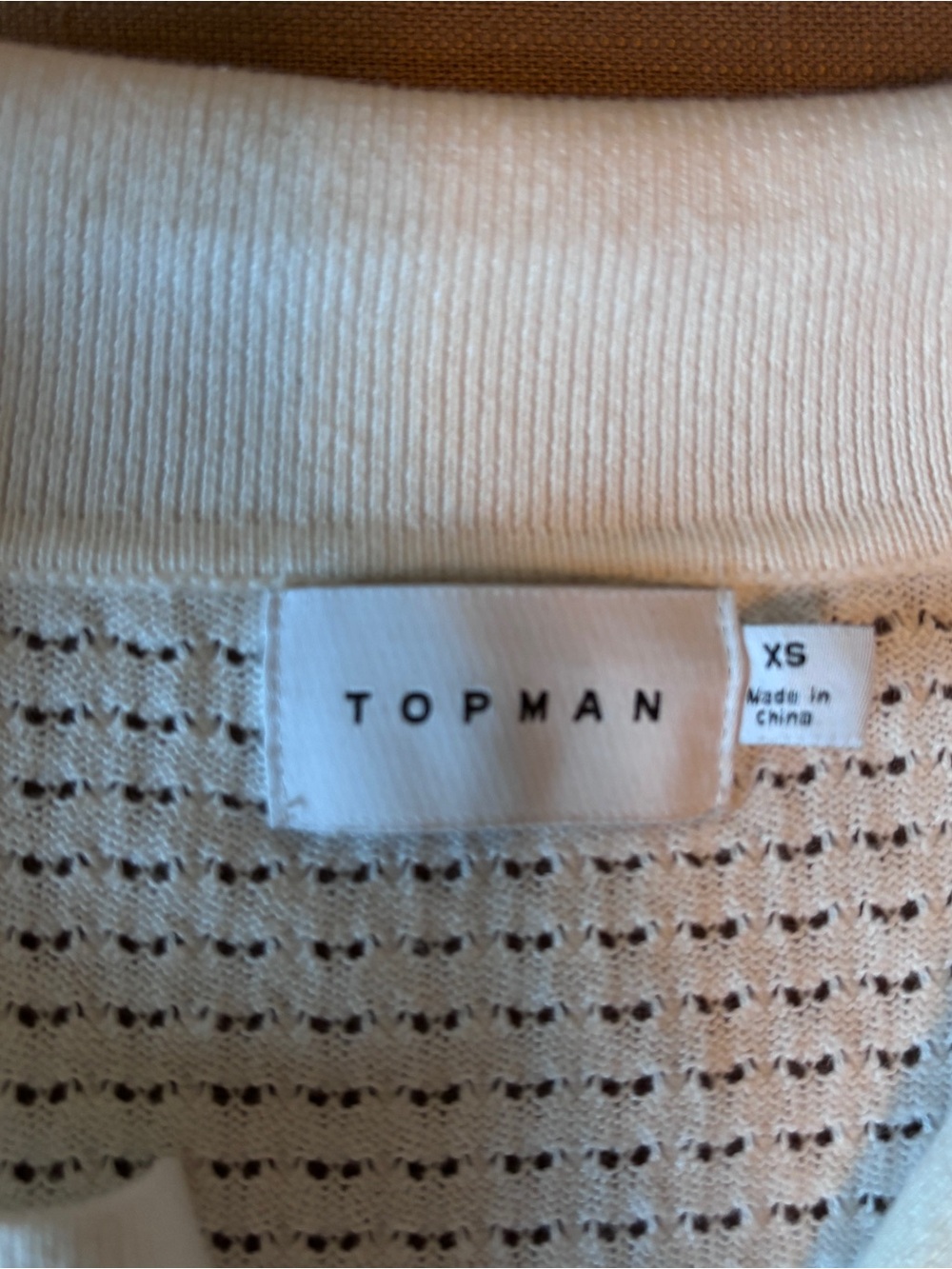 Topman Open Knit Floral Resort Shirt XS Coastal Grandfather European Summer - Picture 5 of 8